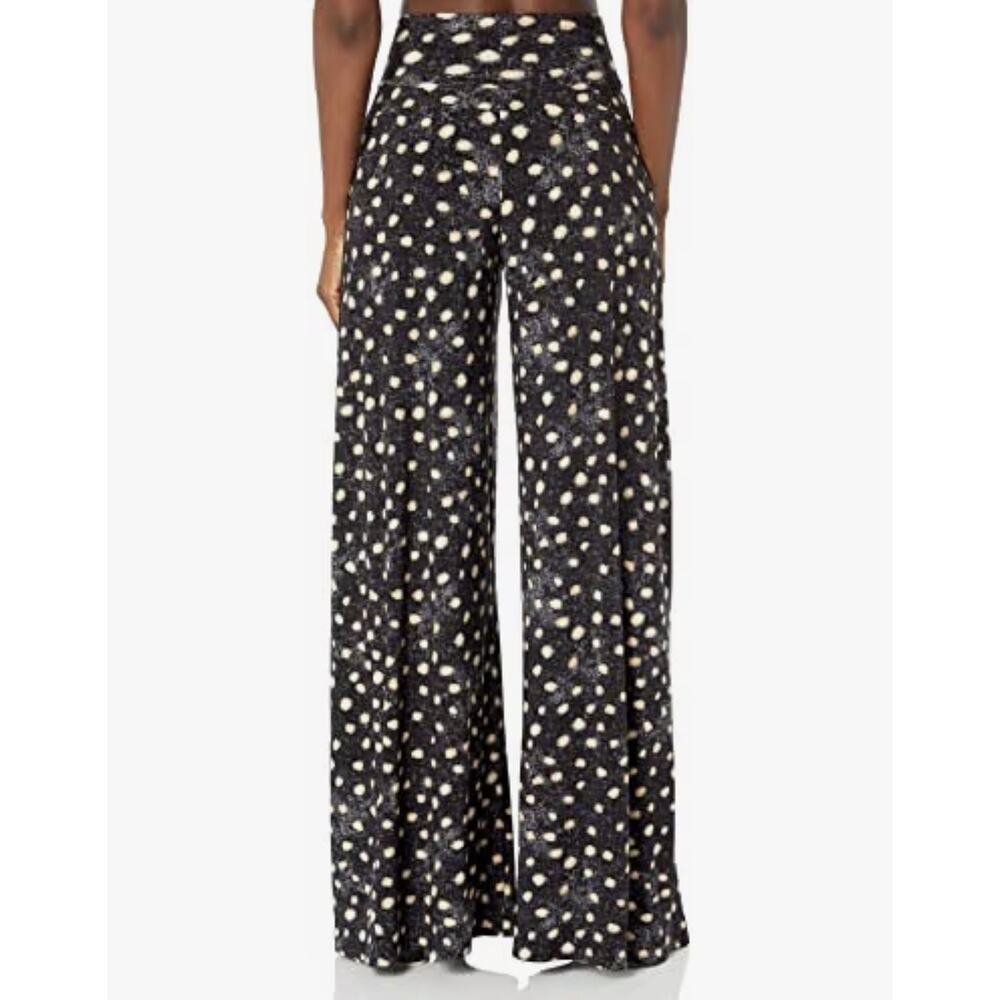 Norma Kamali High Waist Elephant stretch jersey pull on pants, size large/ 36 - Picture 2 of 12